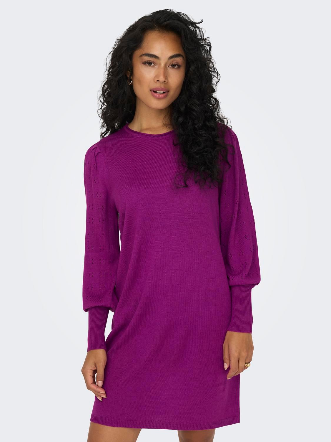 ONLMIRA Langes Kleid Purple Wine