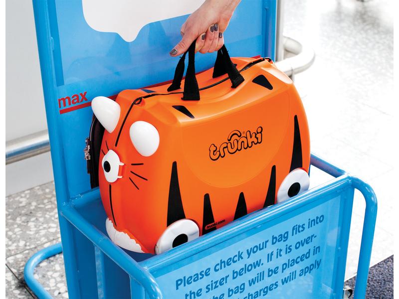 Trunki Reisetrolley Tiger Tipu Orange Reisekoffer für Kinder