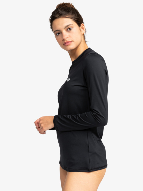 New Enjoy Waves T-shirt de surf à manches longues UPF50 Noir Femme