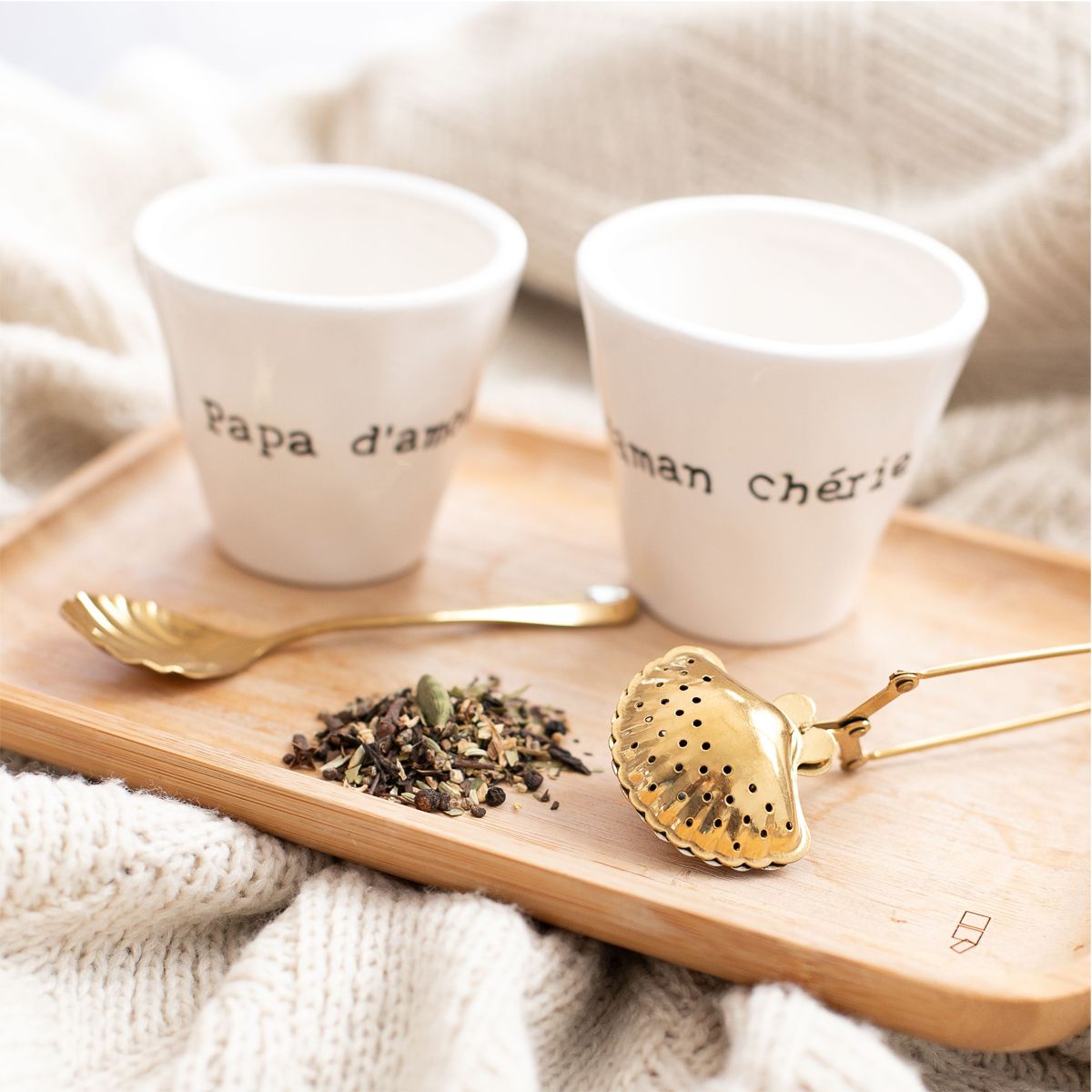 Infuseur à thé coquillage Atelier jasmin
