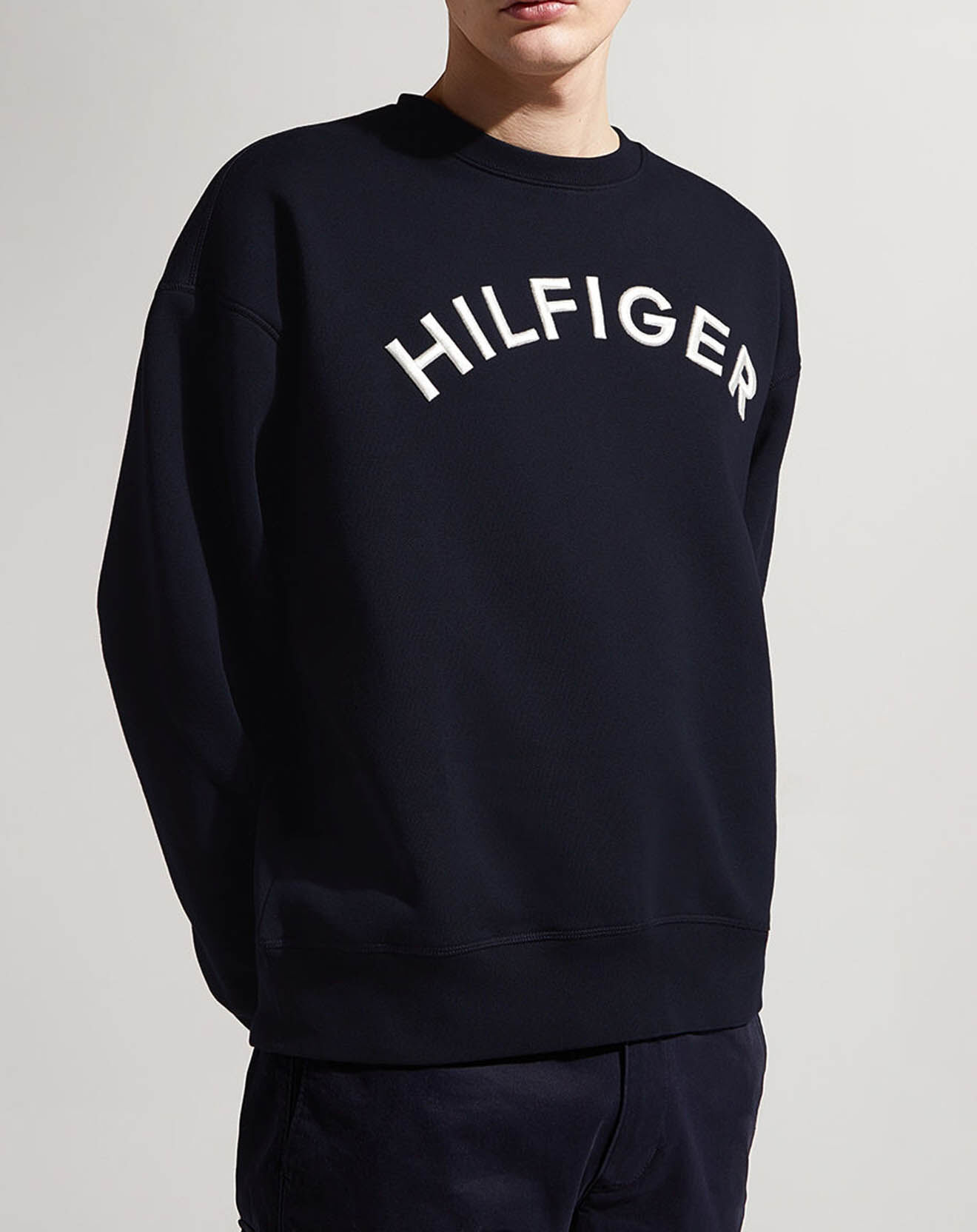 Tommy Hilfiger Sweat Arched bleu marine