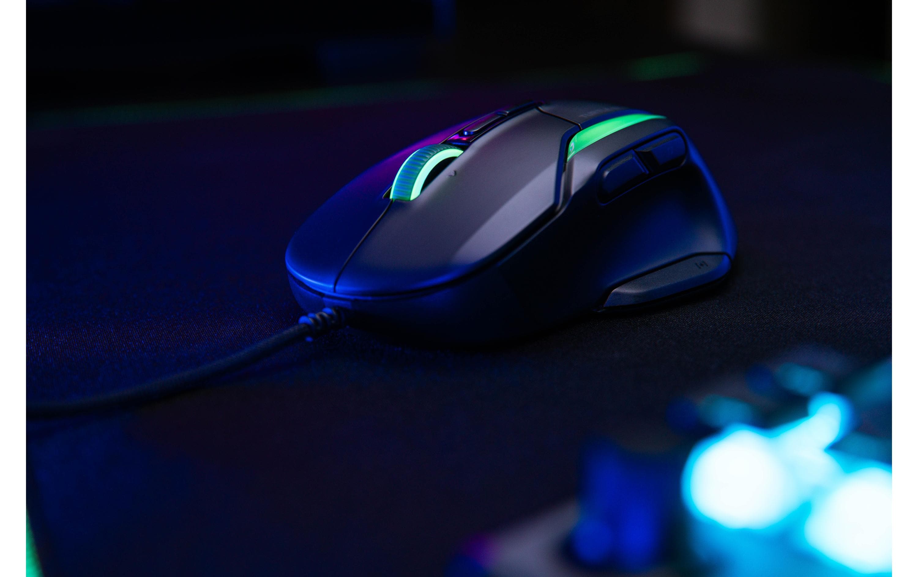 Gaming-Maus Kone II SchwarzGaming-Maus mit hochpräzisem Sensor, ergonomischem Design und anpassbaren Tasten für ultimative Kontrolle und Komfort