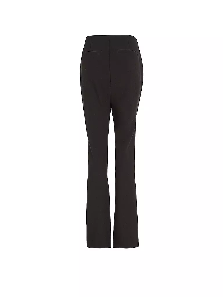 CALVIN KLEIN JEANS Highwaist Hose Slim Fit schwarz
