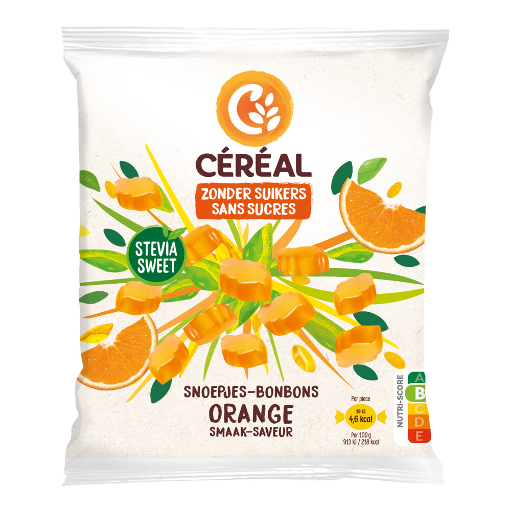 3x Céréal Snoepjes Sinaasappel120 gr