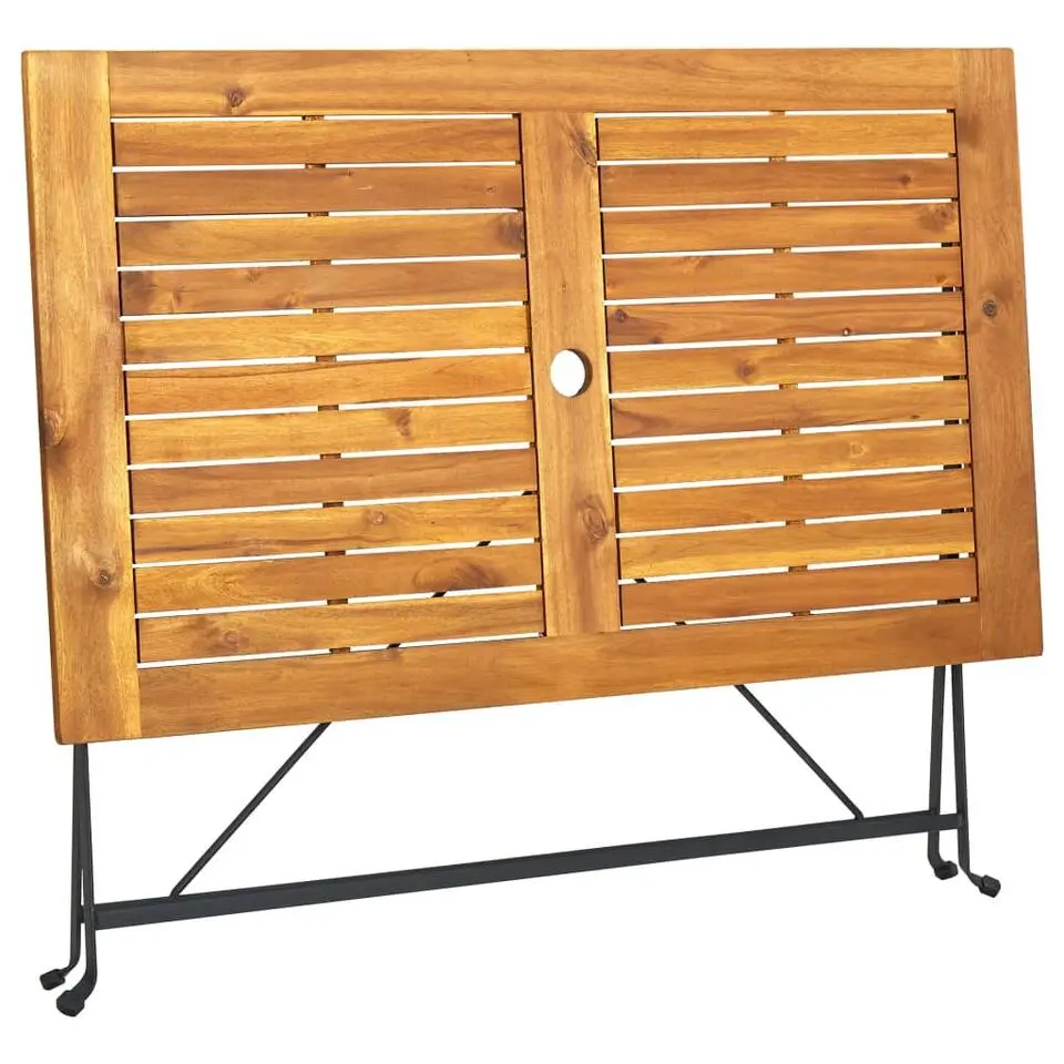 vidaXL - Tuintafel - Bruin - Acaciahout - 120 x 70 x 74 cm