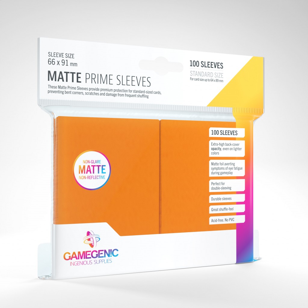 Gamegenic - MATTE Prime Sleeves - 66 x 91 mm
