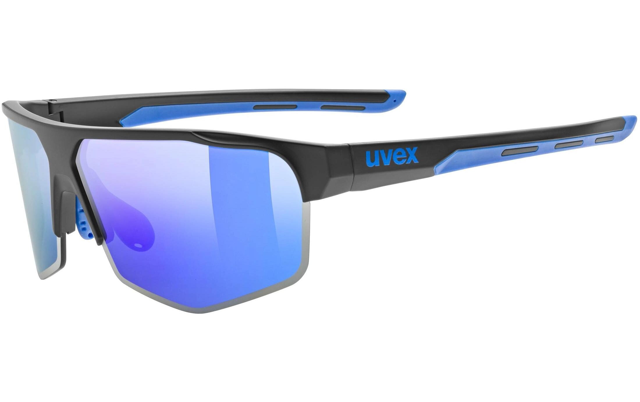 Sportbrille Axos Set, S3 / S0 Black matt/Mirror blueSportbrille