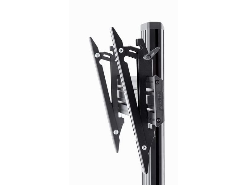 Edbak TV-Trolley TRV200 Schwarz Display Trolley, Tragkraft 120 kg, Vesa 100 x 100 bis 800 x 400