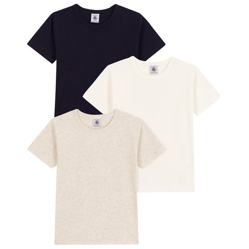 Petit Bateau - A0A8H X3 - Blanc / Beige / Noir