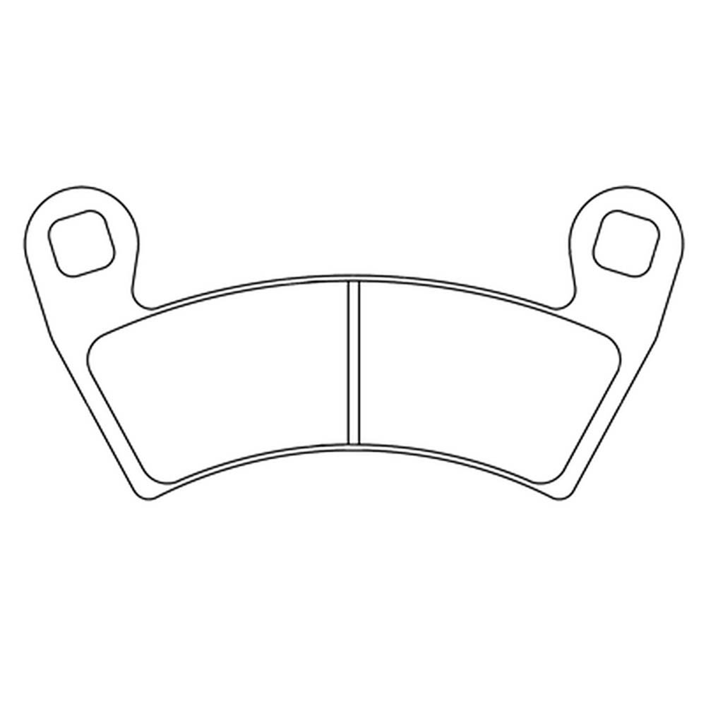 Cl brakes - Plaquettes de frein Quad métal fritté - 1229ATV1