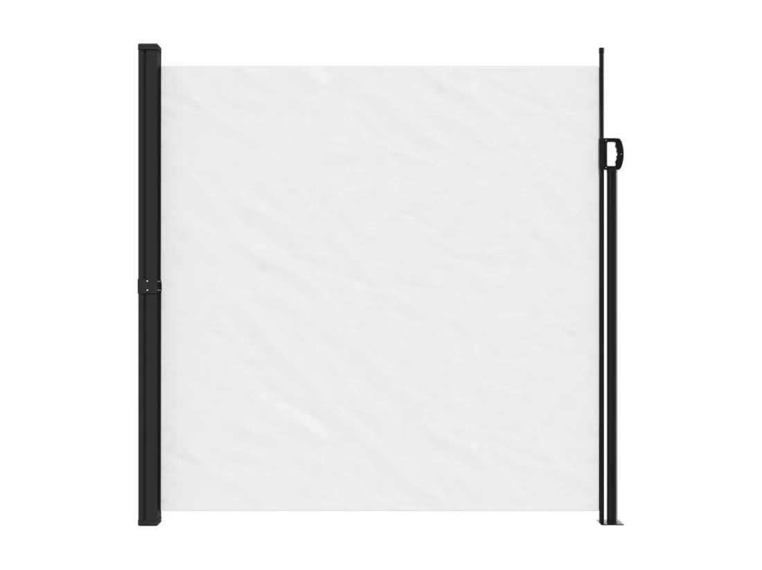 Auvent latéral rétractable blanc 200x300 cm