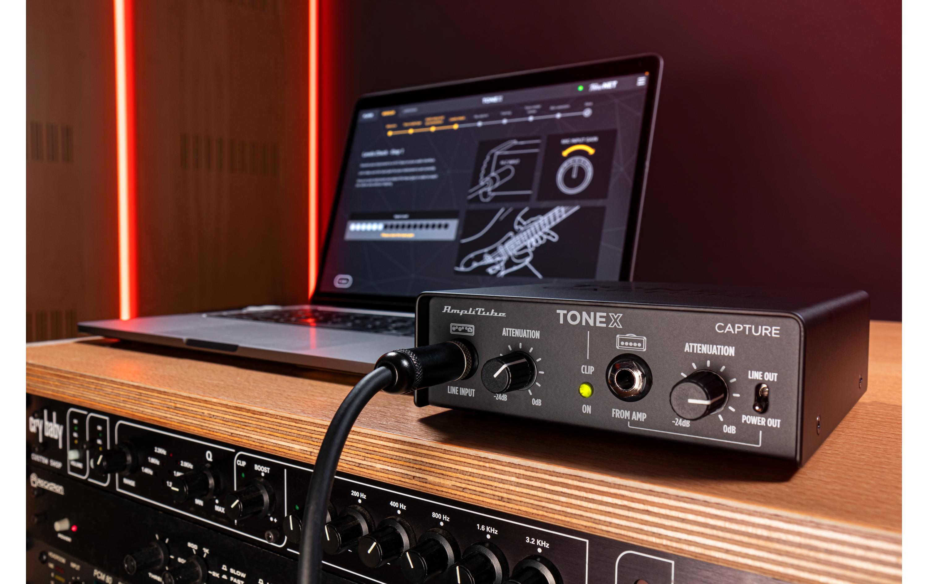 Effektgerät ToneX Capture<br>Der perfekte All-in-One-Begleiter für Tone Modeling und Reampification