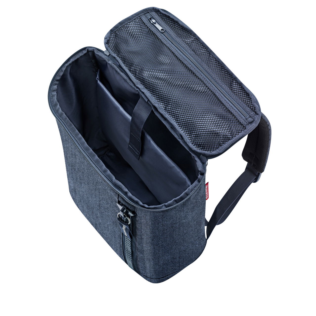 Reisenthel Overnight-Backpack M HERRINGBONE DARK BLUE