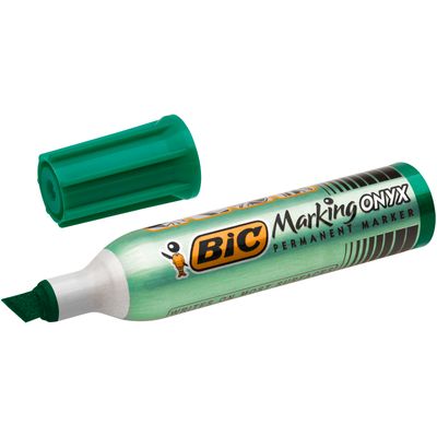 BIC ONYX 1481 - Marqueur permanent - pointe biseau - vert