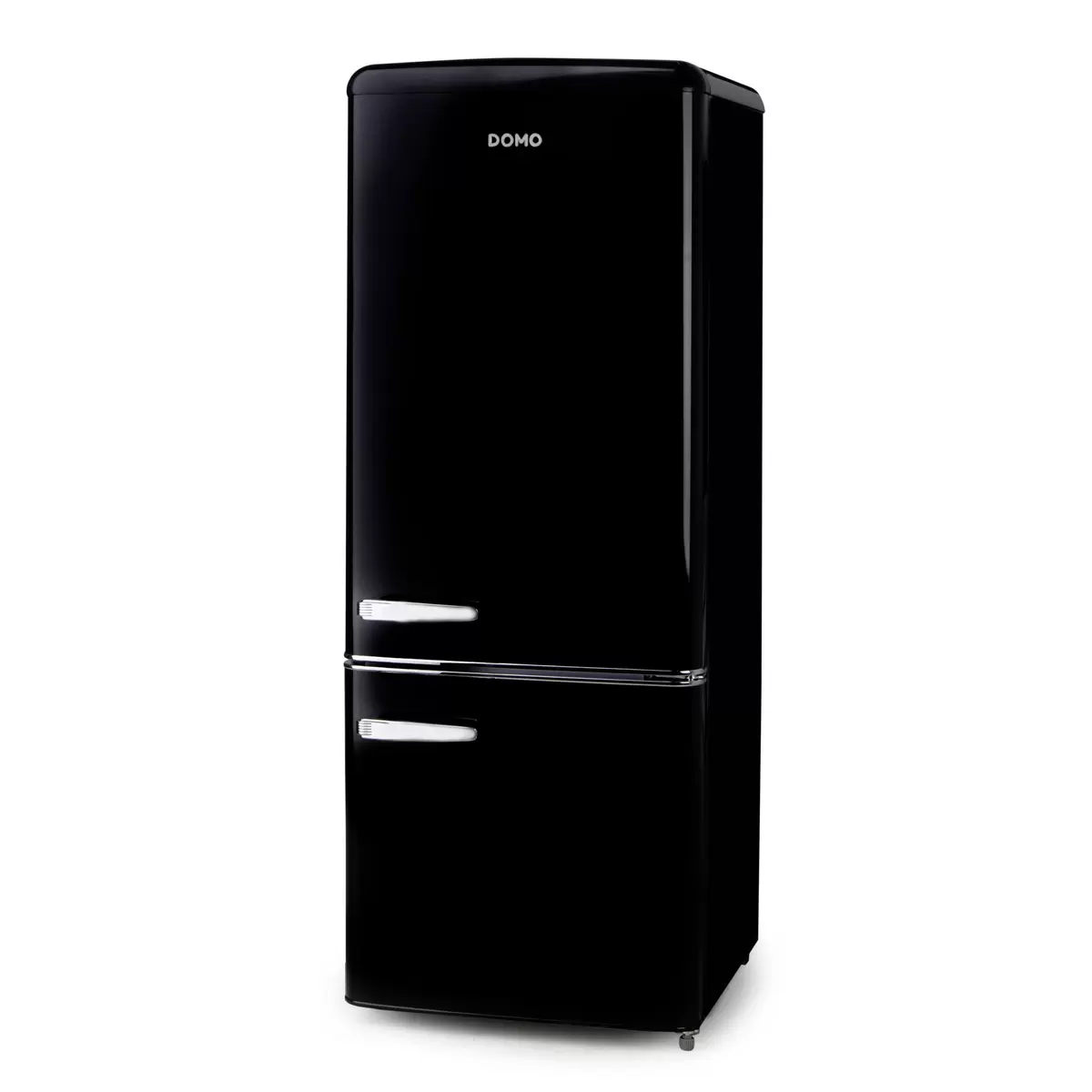 Kühl-Gefrierkombi freistehend Domo DO91706R Schwarz