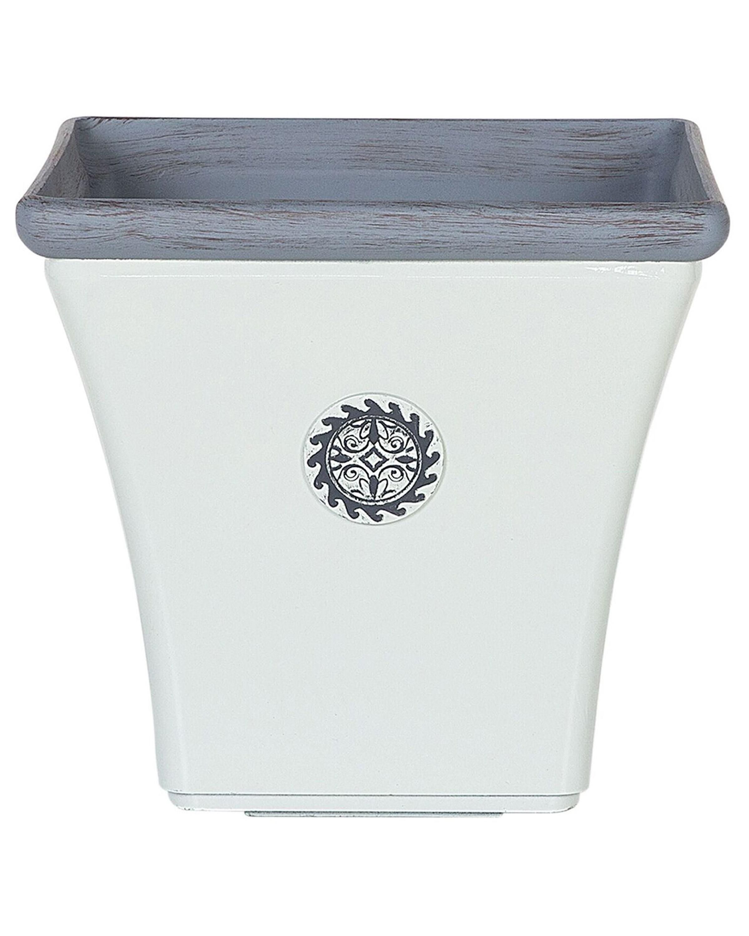 Bloempot ELATEIA 43 cm Wit