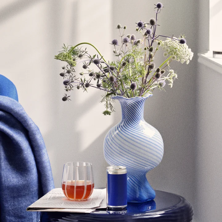 Broste Copenhagen - Stripe Weissweinglas