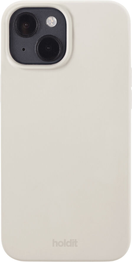 HoldIt Silicone Case iPhone 15 Light Beige Beige