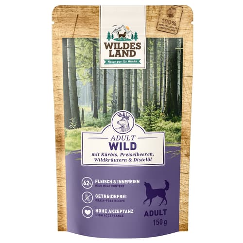 Wildes Land Wild mit Kürbis