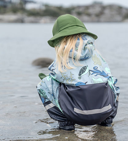 Didriksons Regenkleidung m. Träger - PU - Waterman - Ocean Multi