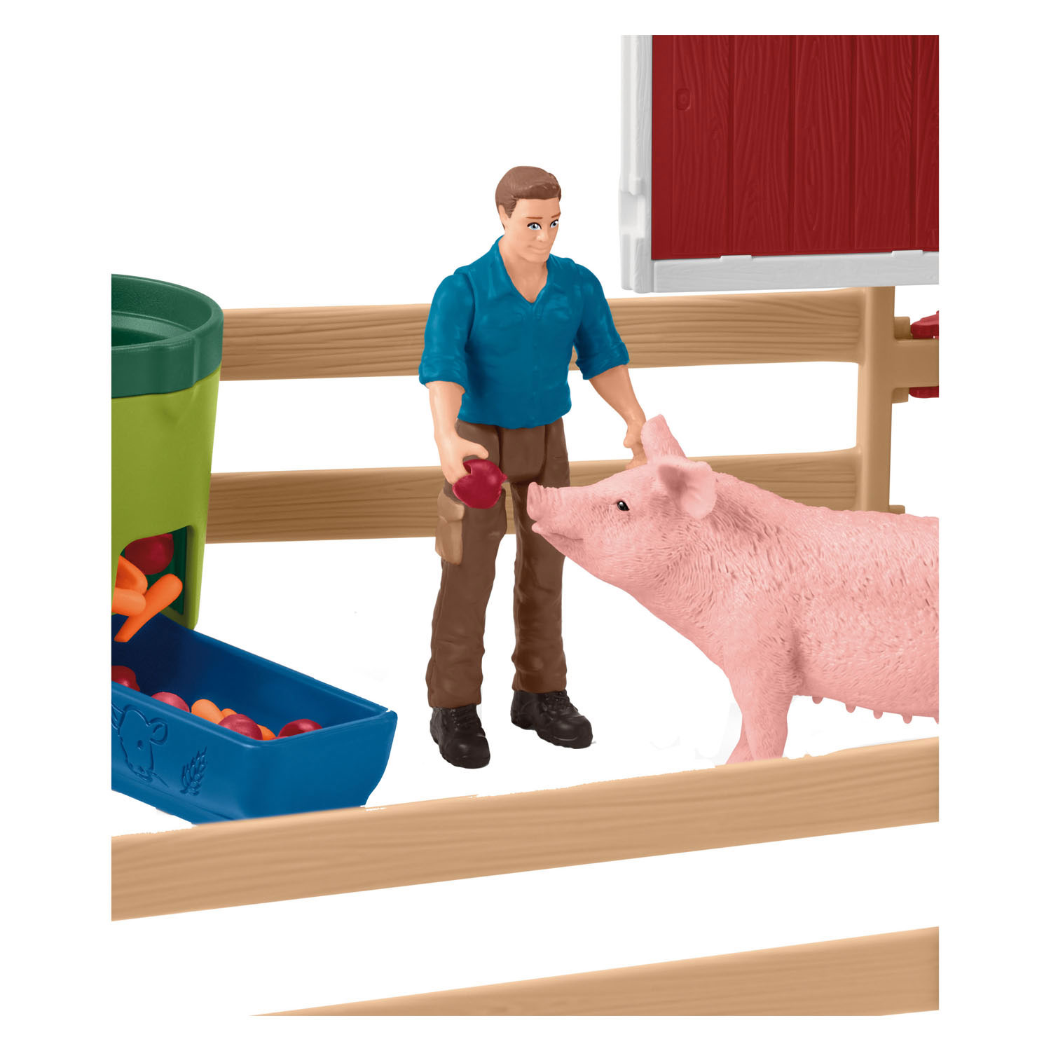schleich FARM WORLD Grote Stal Rood42606