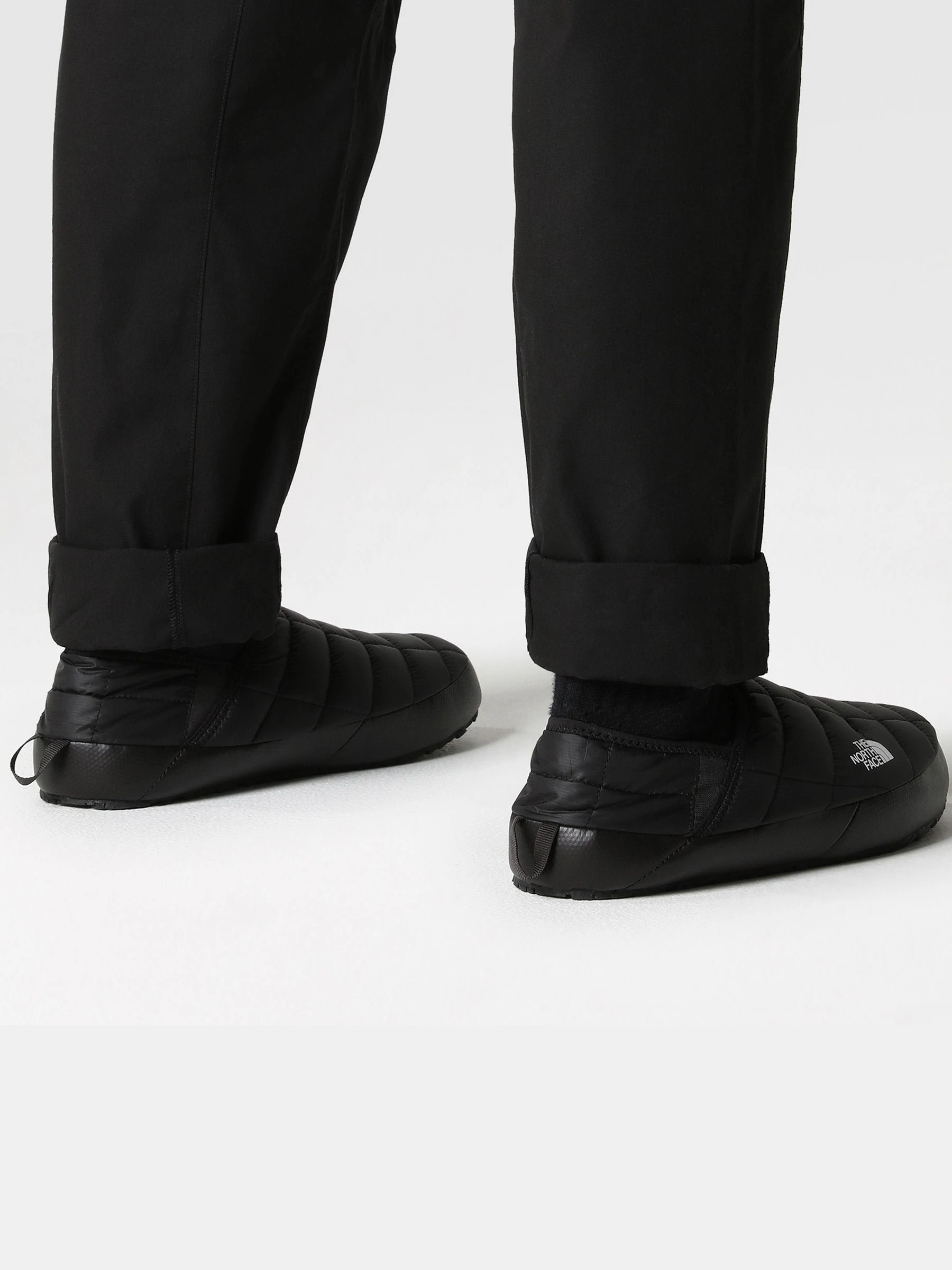 Zwart - The North Face Mens Traction Thermoball Slippers