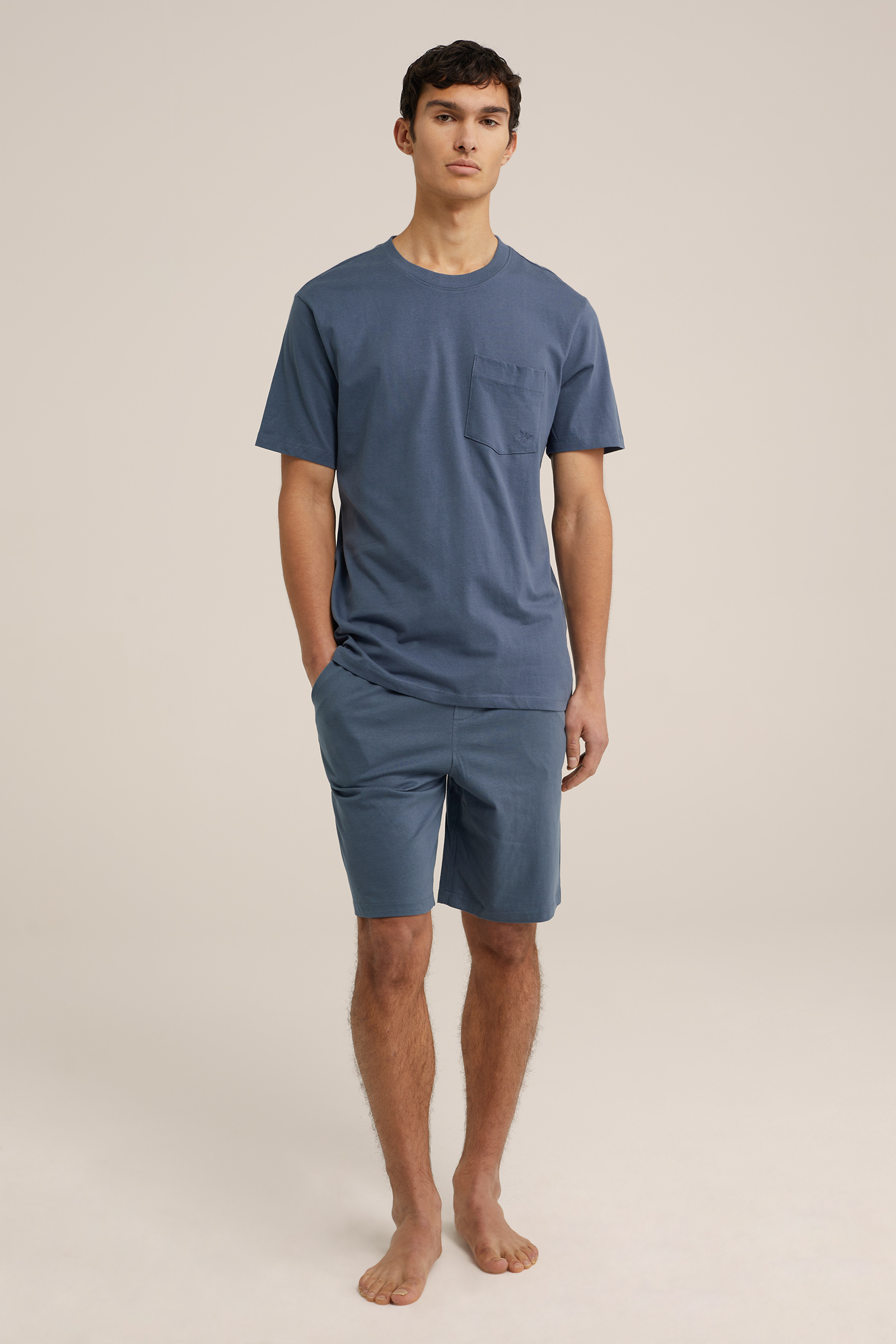pyjamshort WE Fashion IJsblauw