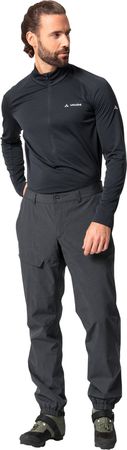YARAS WARM Herren-Regenhose wattiert  black uni  L