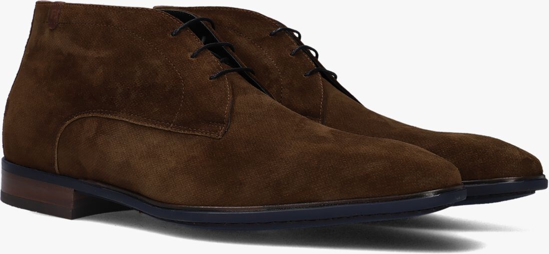 FLORIS VAN BOMMEL cognac floris van bommel nette schoenen sfm-50121