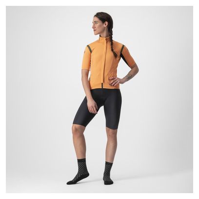 Maillot Manches Courtes Femme Castelli Gabba RoS 2 Orange/Khaki