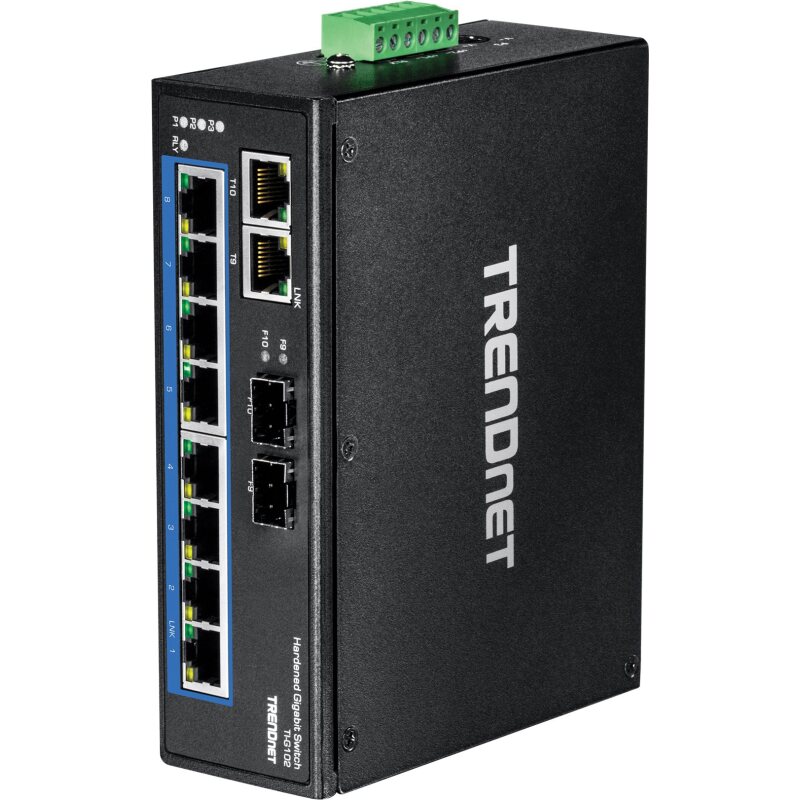 Trendnet TI-G102 commutateur réseau Gigabit Ethernet (10/100/1000) Noir