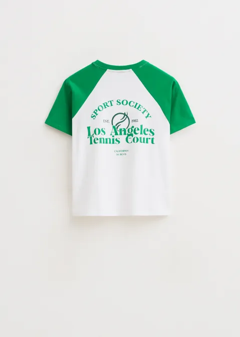 Retro t-shirt groen (GRN)