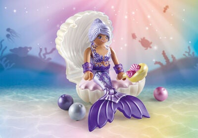 Playmobil 71502 Princess Magic Byggesett Havfrue med Musling