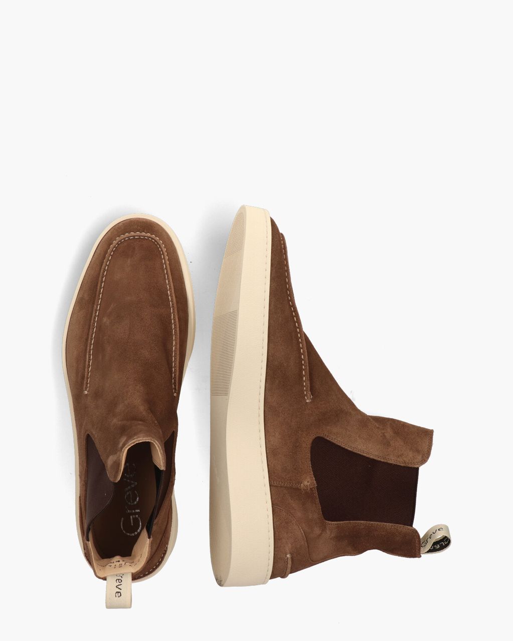 Greve Wave Bruin/Cognac Heren Chelseaboots