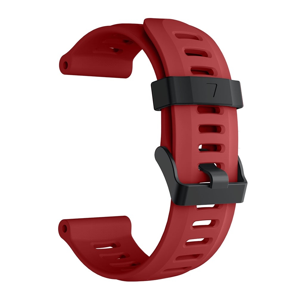 Garmin Fenix 5X / 5X Plus / 3 / 3 HR / 3 Sapphire / D2 Bravo / Quatix 3 / Descent Mk1 Sport Armband aus Silikon (Gelenkumfang 153-241 mm) - Rot