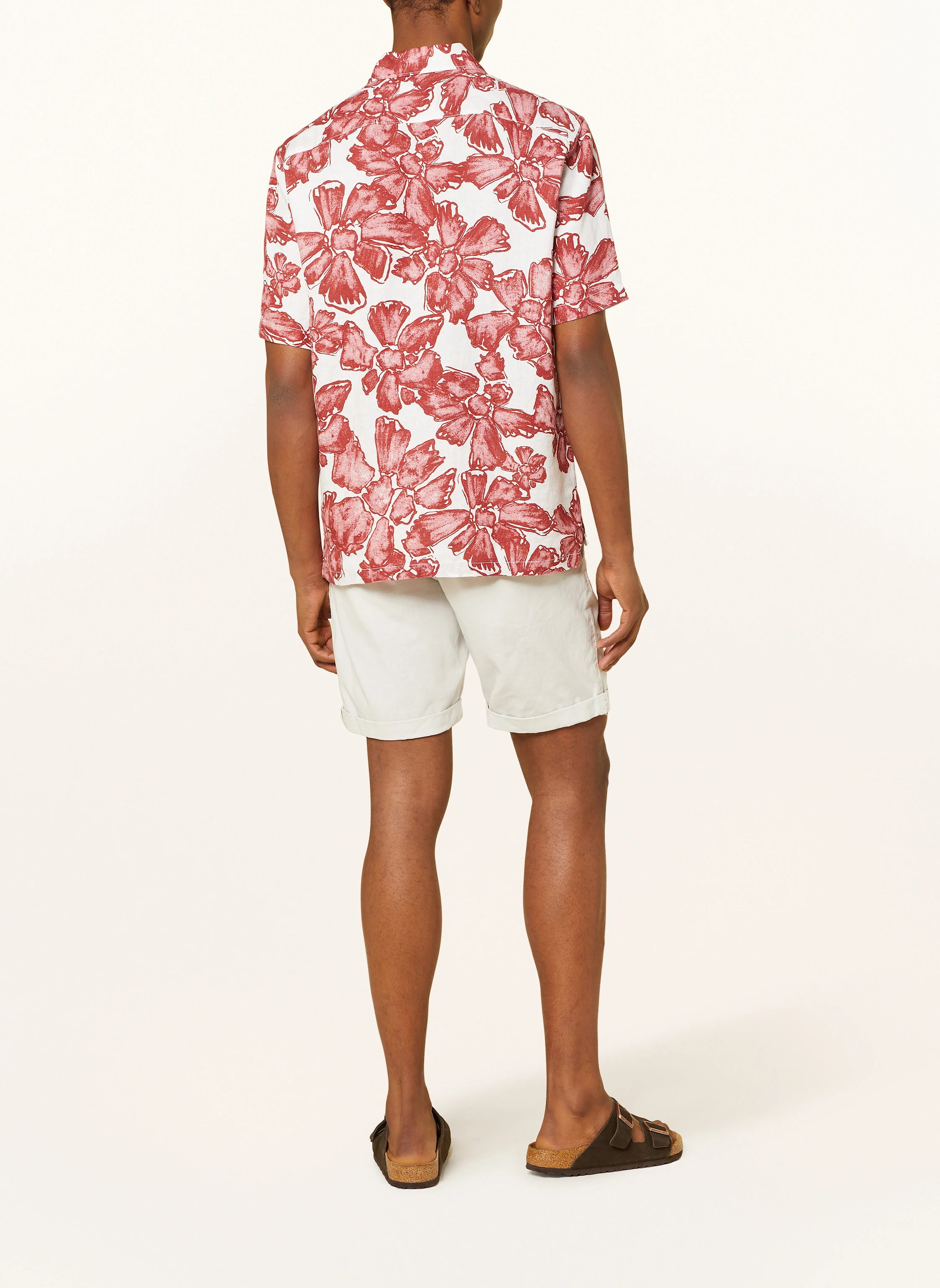Marc O'Polo Kurzarm-Hemd Regular Fit aus Leinen