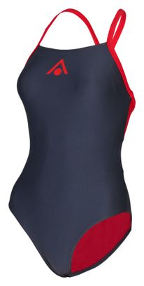 Maillot de Bain 1 Pièce Femme Aquasphere Essential Fly Back Gris Rouge