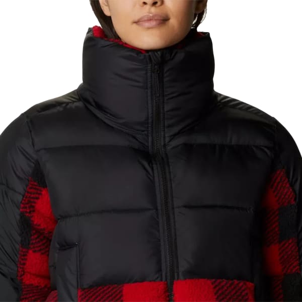 Veste COLUMBIA LEADBETTER POINT SHERPA BLACK RED BUFF