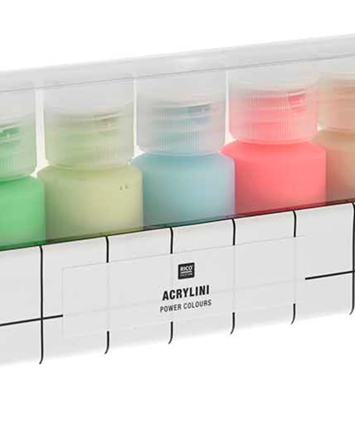 Acryl-Farben ACRYLINI (12x22ml) in power colours