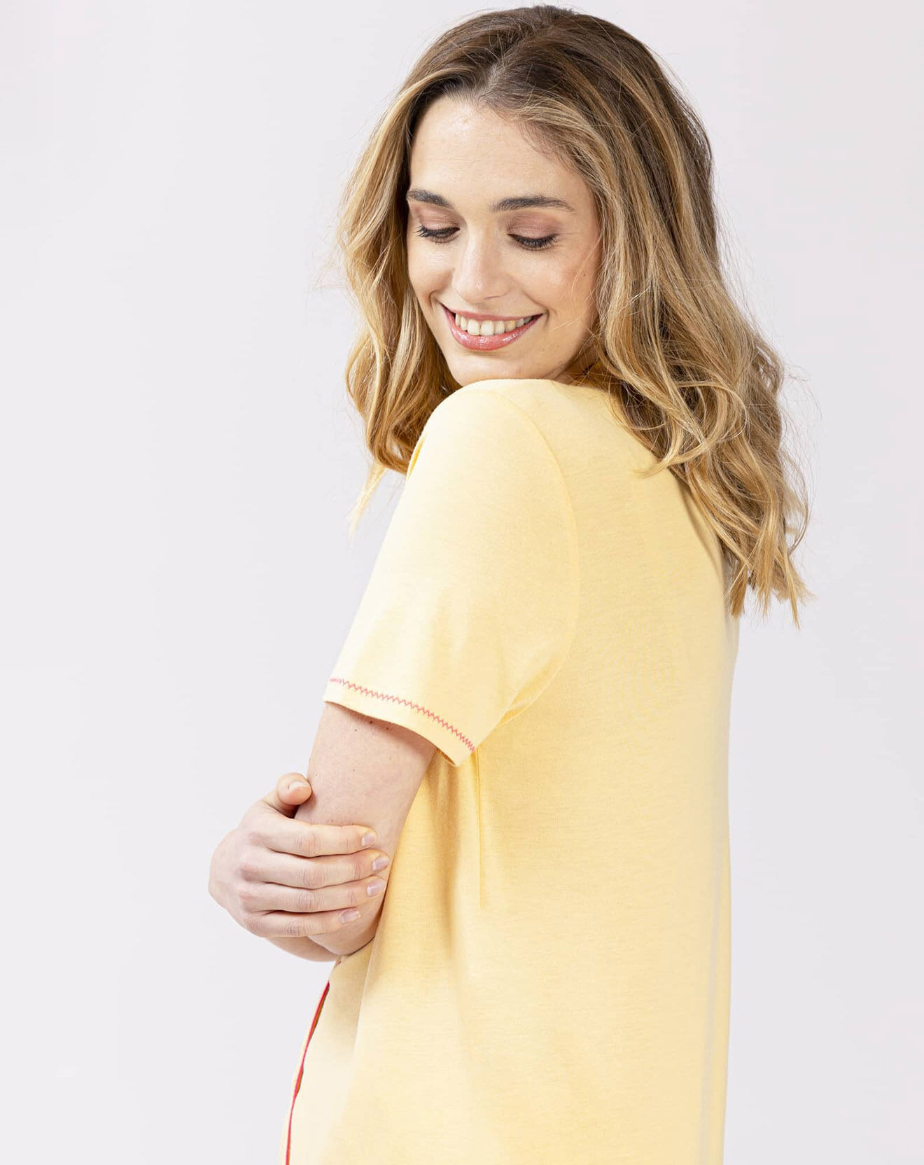 Le Chat Pyjama Fancy jaune