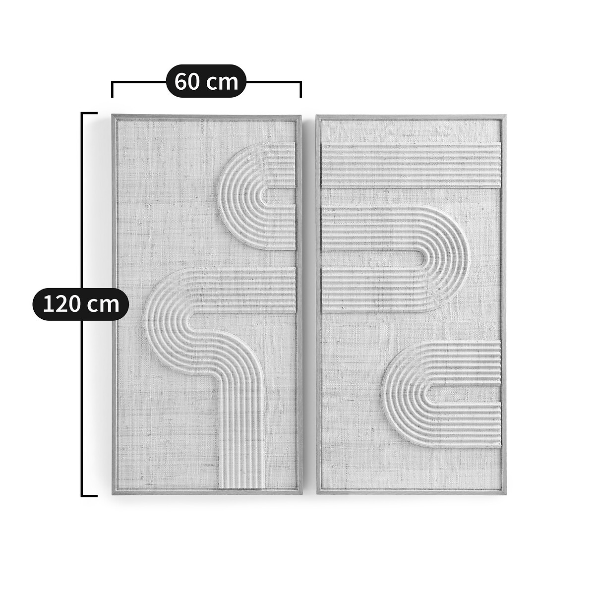 AM.PM<br>Decoração de parede dupla, palmeira trançada, Telaga