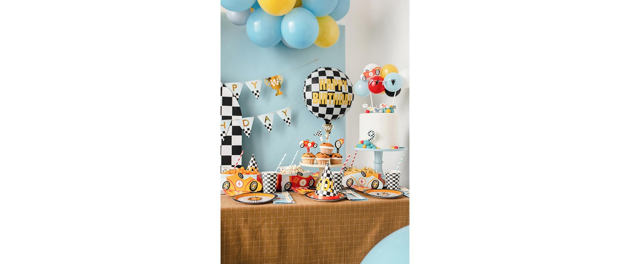 Partyhüte Auto 16 cm, 6 StückFestliche Kopfdekoration