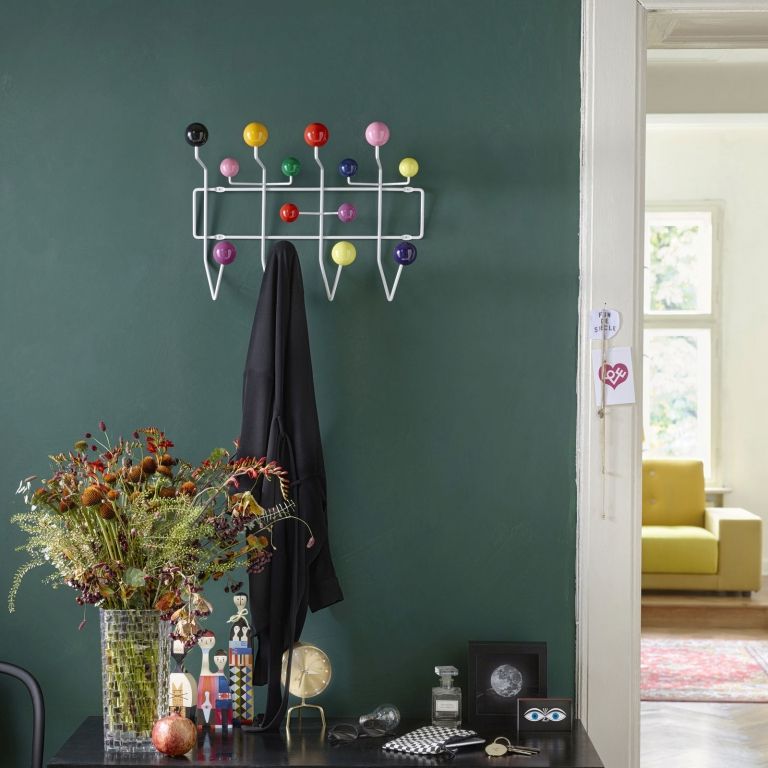 Vitra Polder bank blauw armleuning links