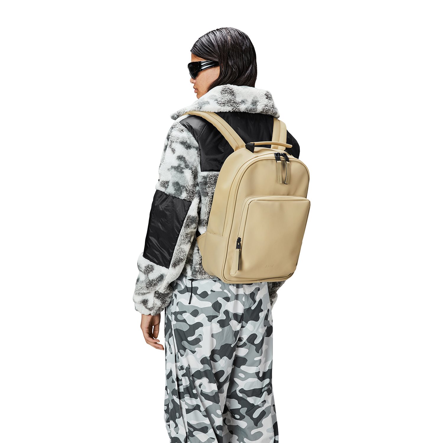 Rains Book Daypack W3 sand