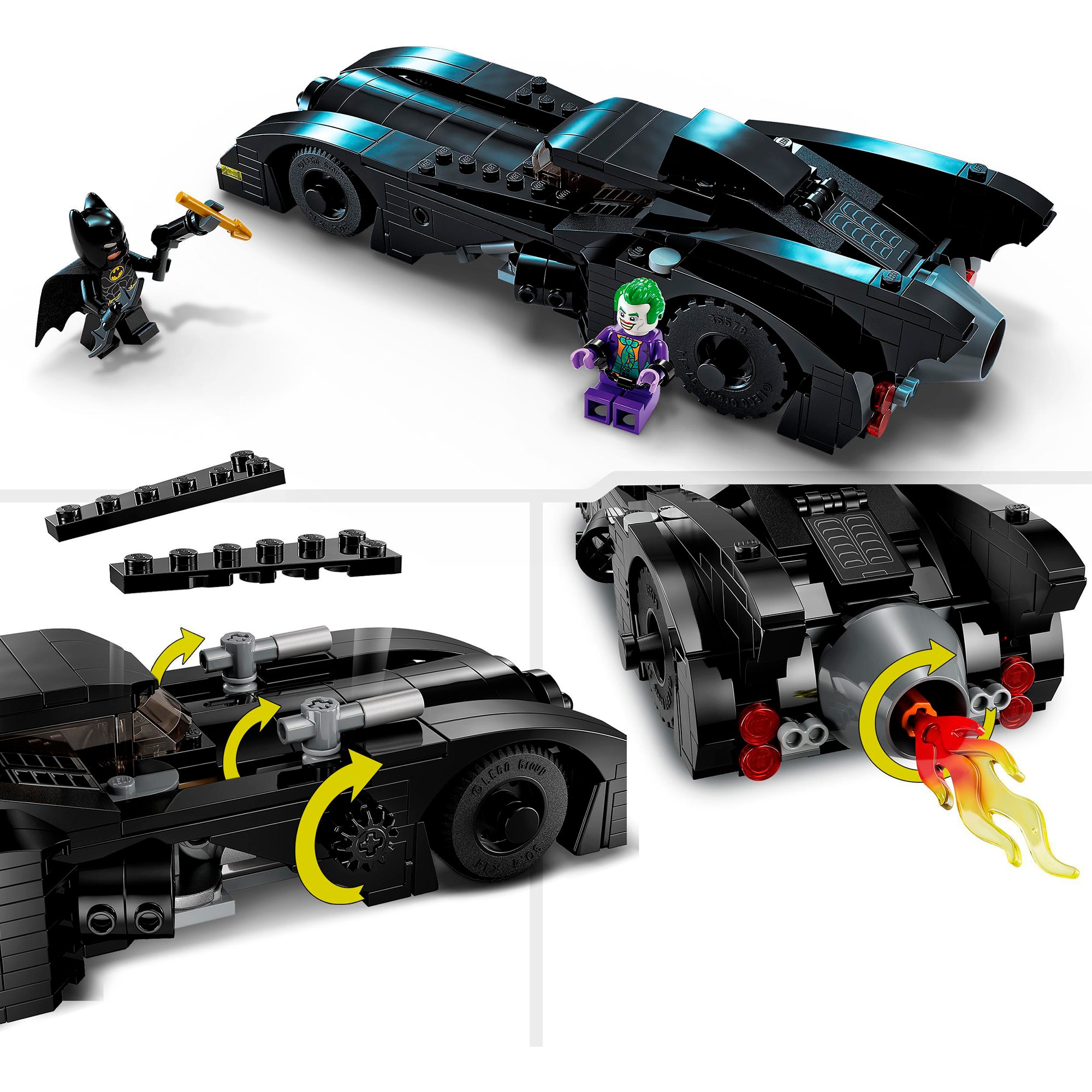 LEGO Konstruktionsspielzeug DC Super Heroes - Batmobile: Batman verfolgt den Joker