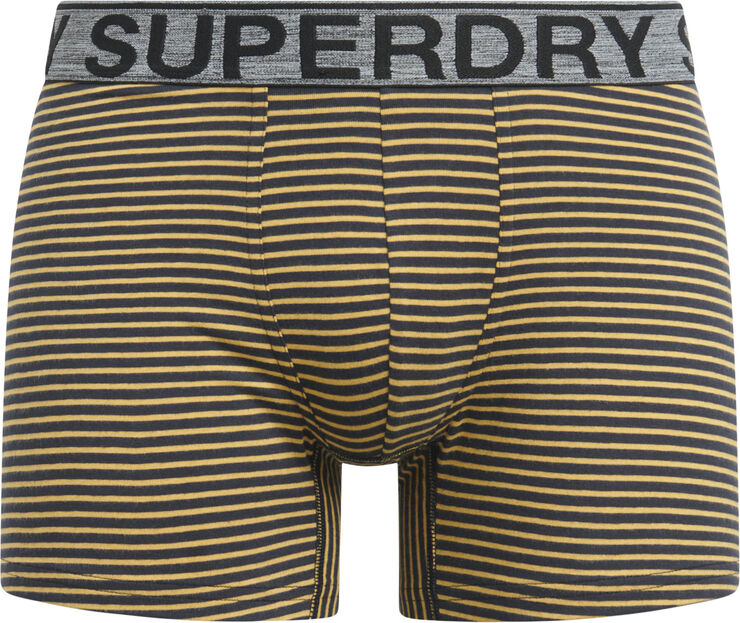 Superdry BOXER TRIPLE PACK Navy/navy stripe/drk indg marl