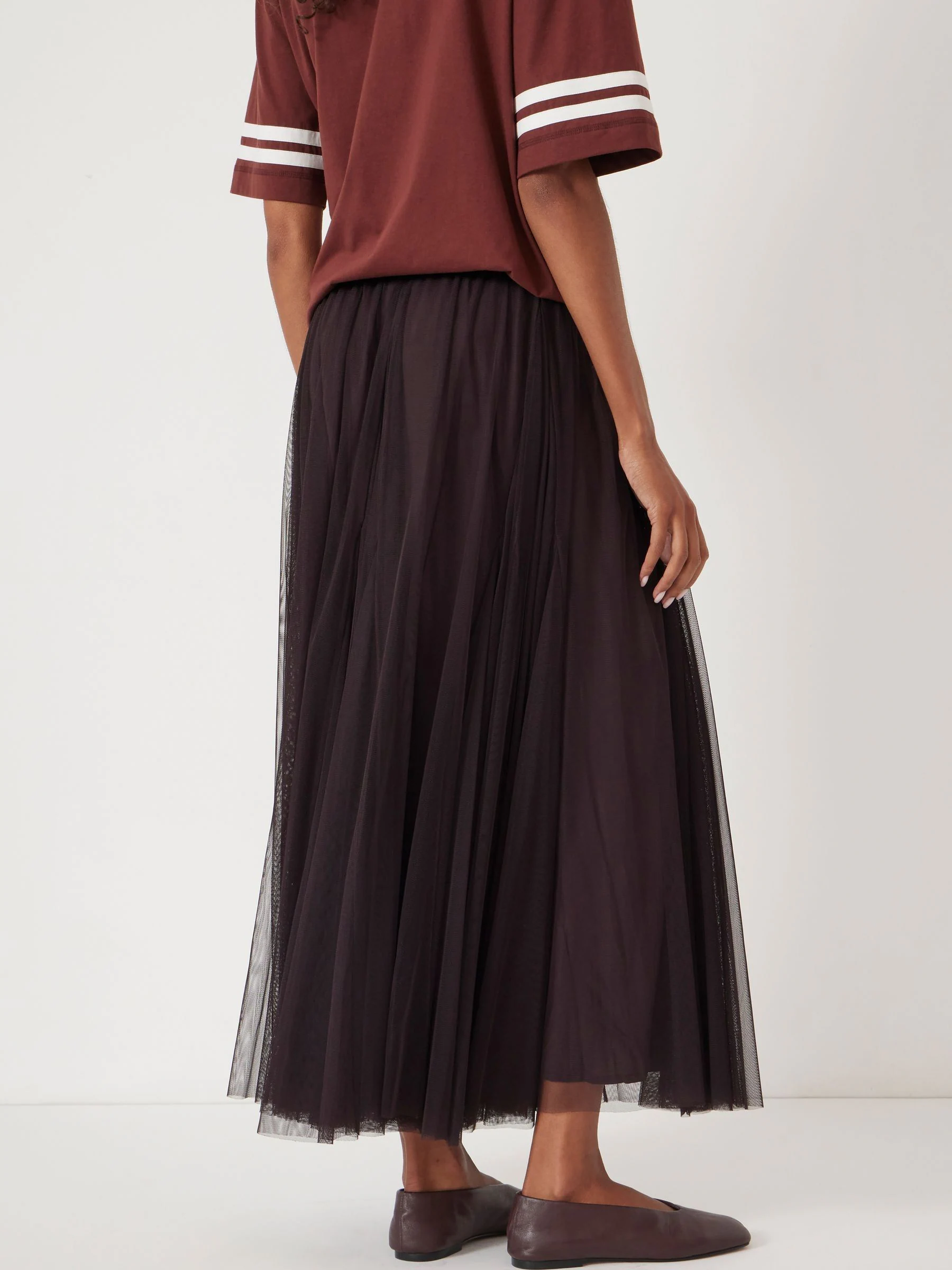 Bruin - Hush Millie Godet-rok