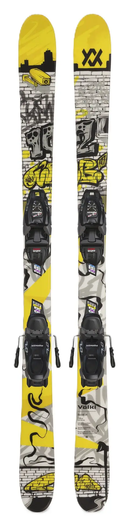 Völkl Revolt Junior Urban + 4.5 VMotion JR Børneski - Ski Alpinski