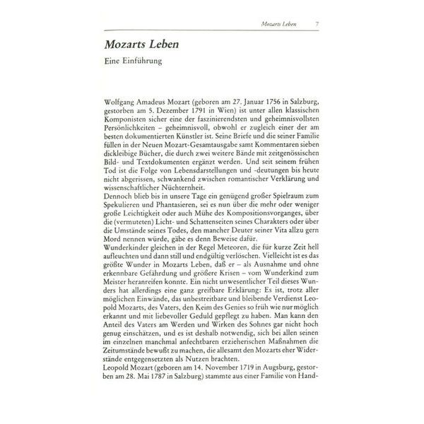Schott Mozart Musikführer 1