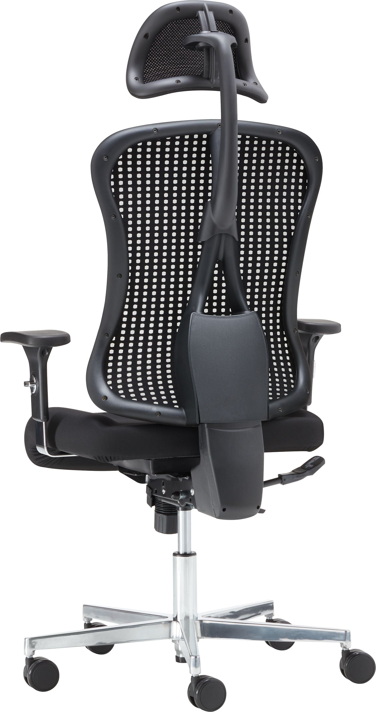 CLEVER Bürostuhl - Schwarz / B: 68.0 cm x T: 68.0 cm x H: 118.0 cm